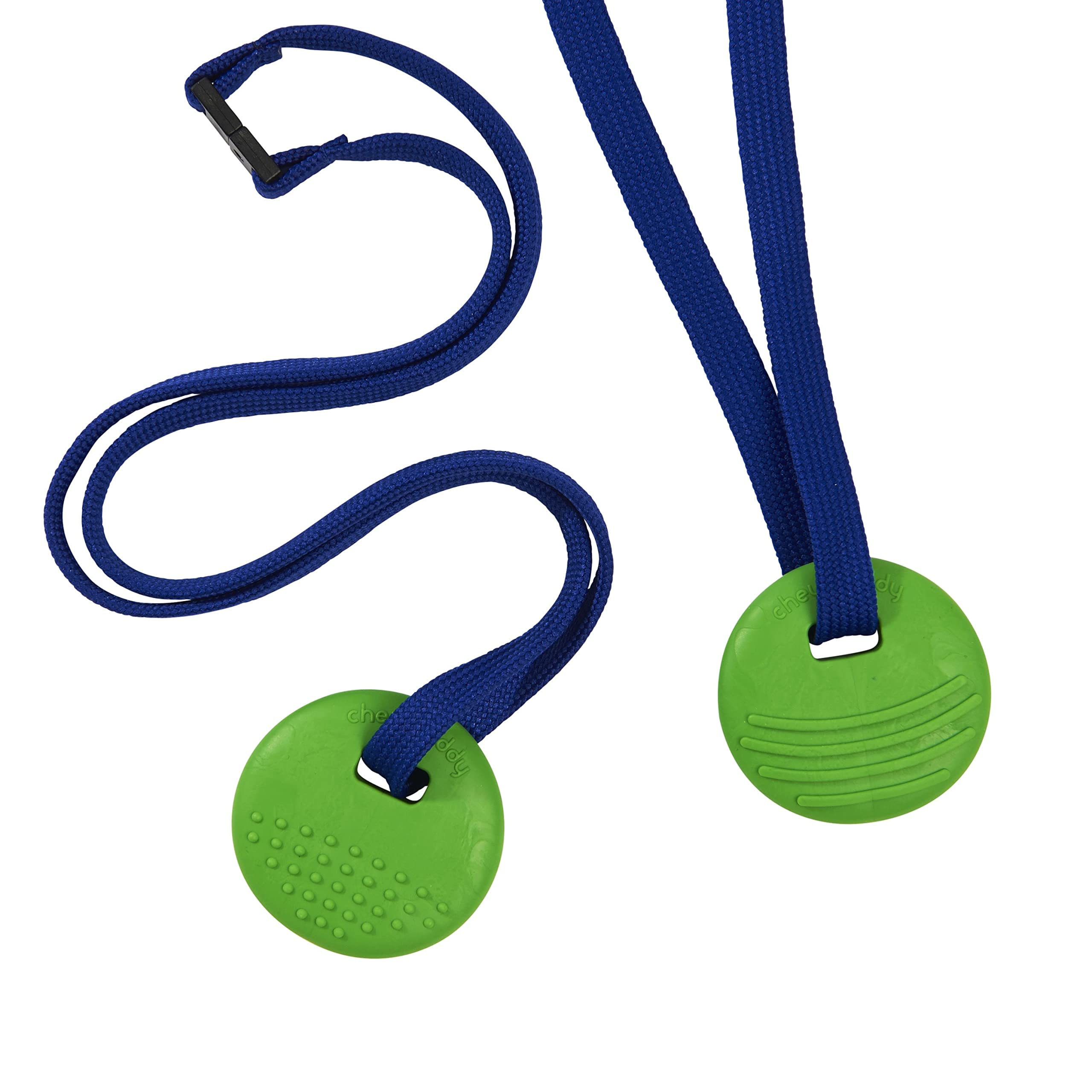 Sensory Direct Chewbuddy Disc - Green Twin Pack, Sensory Chew or Teething Aid | for Kids. Adults, Autism, ADHD, ASD, SPD, Oral Motor or Anxiety Needs