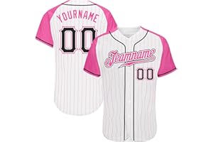Custom Name Team Name Number Red Black-White Gold Authentic Baseball Jersey, Personalized Team Name Number Baseball Shirts