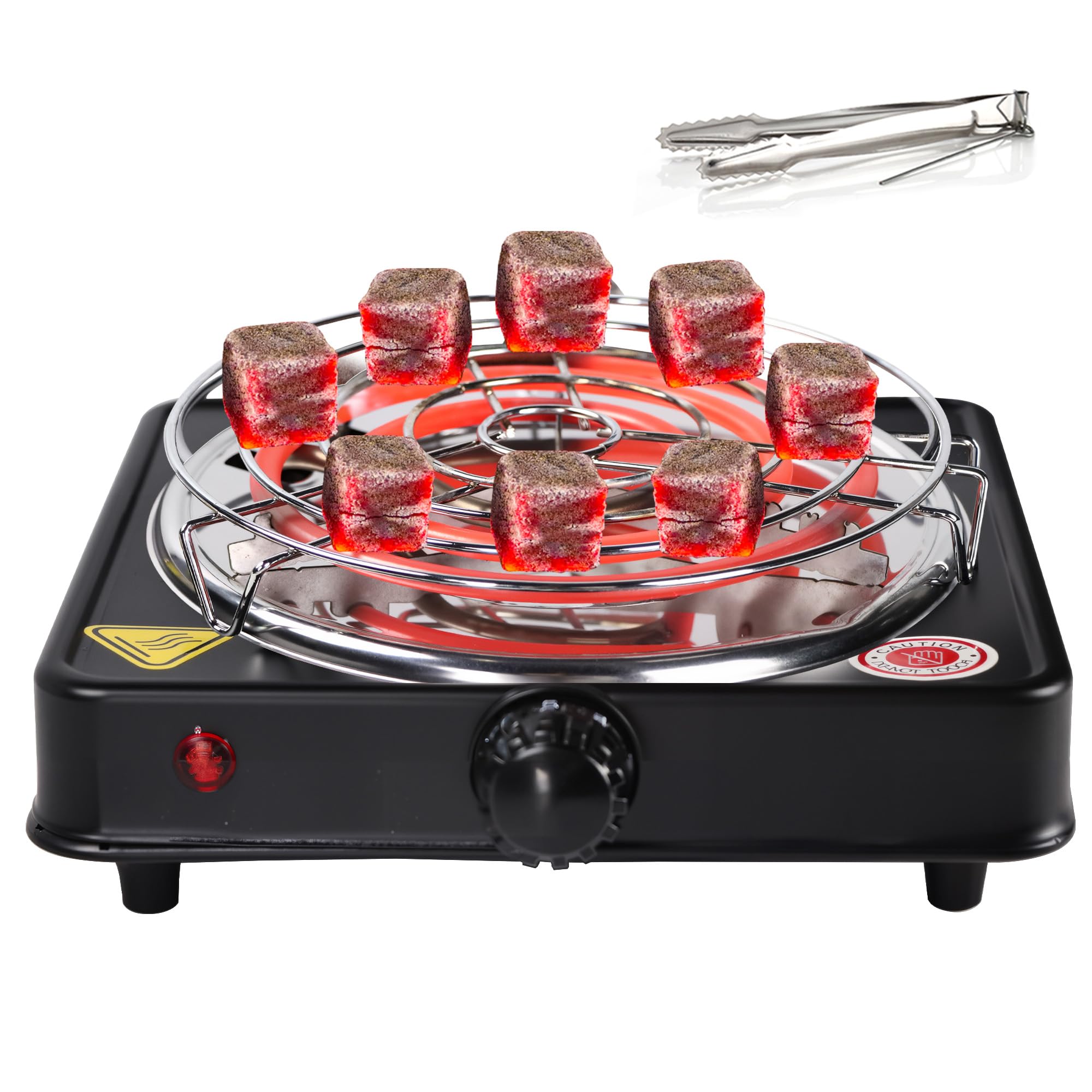 Photo 1 of SERdeerCH Electric Charcoal Burner, 1000W Multipurpose Electric Stove for Hookah Coals Burner for Shisha