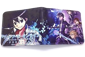 WANHONGYUE Anime Sword Art Online SAO Wallet Artificial Leather Purse Billfold Cosplay Money Clip Bifold Card Holder 1020-10