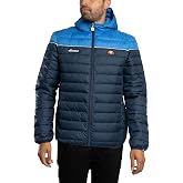 ellesse Men's Lombardy 2 Padded Jacket, Blue/Navy