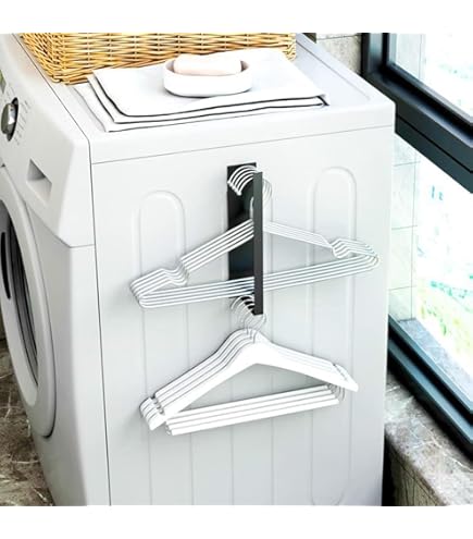 Double Porte-vêtements Pliable Avec Tige D'extension, Cintre Mural