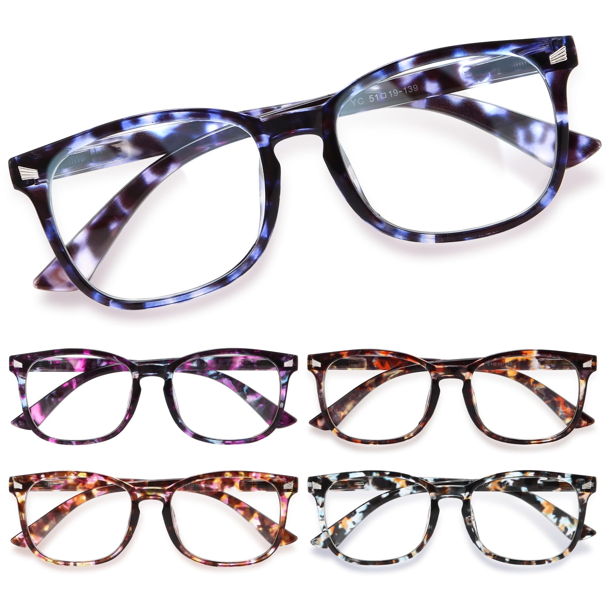 Photo 1 of CCVOO Reading Glasses for Women/Men, Eyeglasses, Blue Light Readers for Women/Men, Computer Eye Glasses, Cheaters