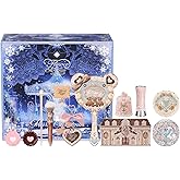 Flower Knows Jan-The Resurgence Vault Makeup Box Set,13-Piece Beauty Kit,Includes Make-up Palette,Lipsticks,Blush,Hair Clip,Mirror,Perfect Perfect New Year,Valentine,Make Up Gift for Women & Girls