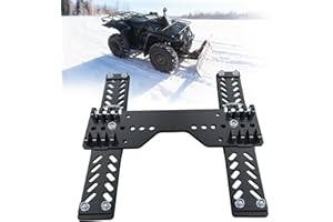 C CLINK Universal ATV Snow Plough Mount, Heavy Duty Alloy Steel Material, Black Powder Coated Finish, Replaces OEM #105745 & #10-5745