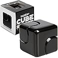 Metal Fidget Spinner Cube Fidget by bopster - Children and Adults Anodised Aluminium Stress Relief Toy for Anxiety ADD ADHD Autism with Gift Box - Black