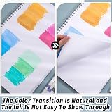 Thboxes A3 Sketch Book 200GSM 40 Sheets 80 Pages Hardback Spiral Bound view 5