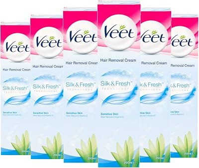 Veet Sensitive Skin Hair Removal Cream 200 ml Case of 6