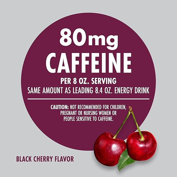 V8 ENERGY BLACK CHERRY ENERGY DRINK, 8 FL OZ CAN (6 PACK)