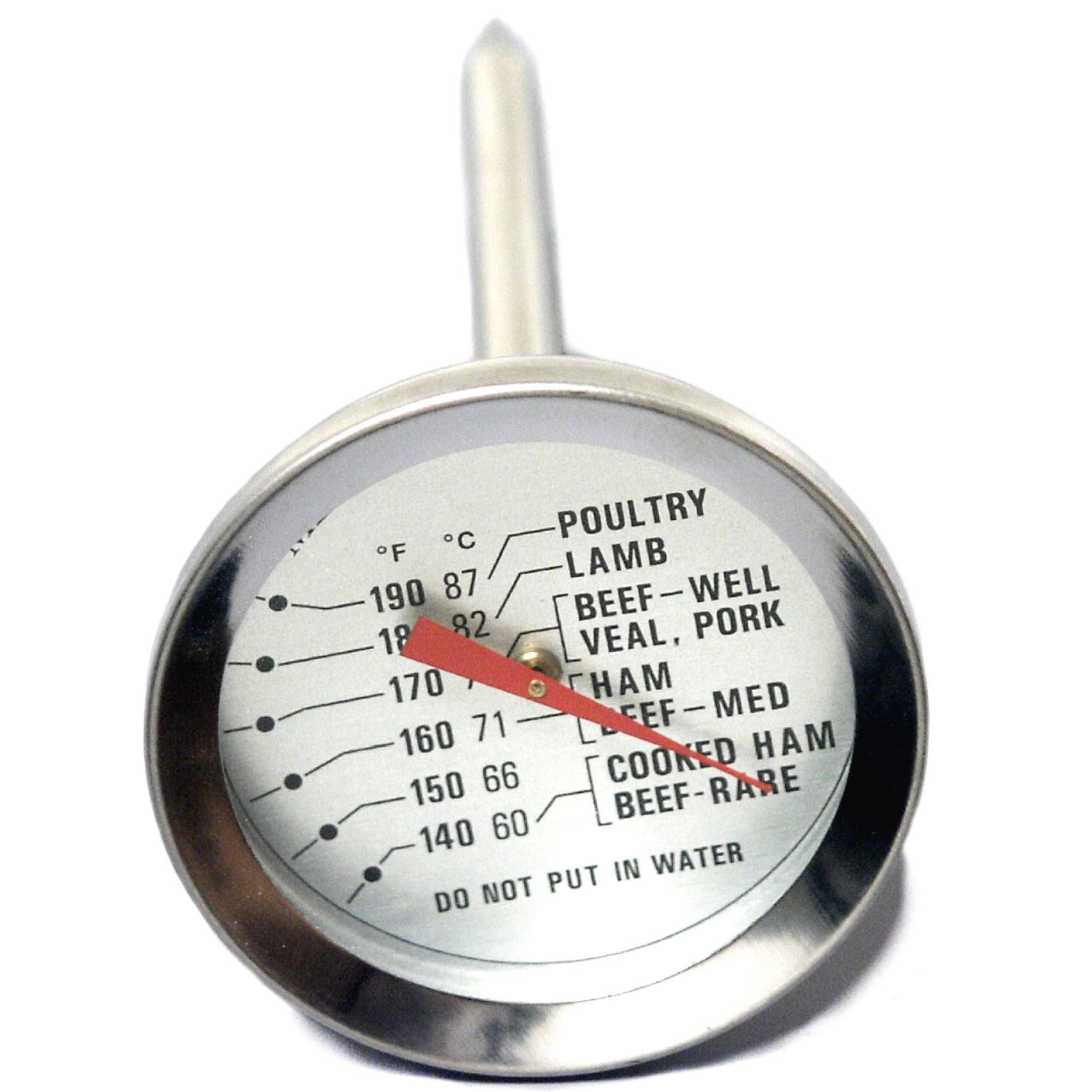 Chef Craft 140-190-Degree Stainless Steel Meat Thermometer