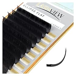 LASHVIEW Ellipse Flat Eyelash Extension,Flat
