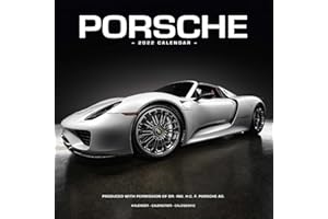 Porsche Calendar- Calendars 2021 - 2022 Wall Calendars - Car Calendar - Automobile Calendar - Porsche 16 Month Wall Calendar 