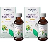 Hyland's Naturals Baby Mucus and Cold Relief, Daytime Baby Cold Medicine, Infant Cold and Cough Remedy, Decongestant, 4 Fluid