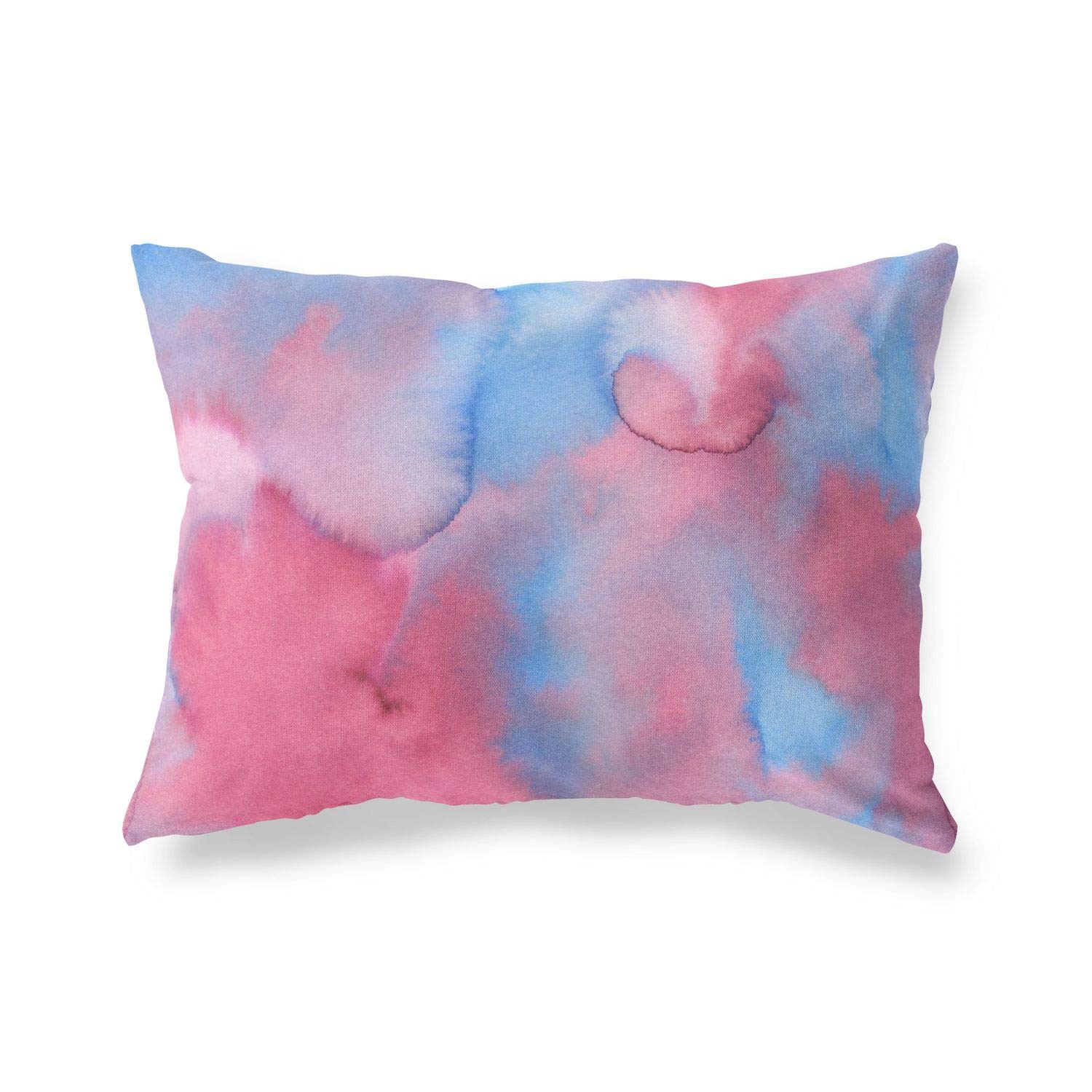 Bonamaison Decorative Cushion Cover Watercolor Theme, Throw Pillow Covers, Home Decorative Pillowcases for Livingroom, Sofa, Bedroom, Size:35x50 Cm - Designed and Manufactured in Turkey
