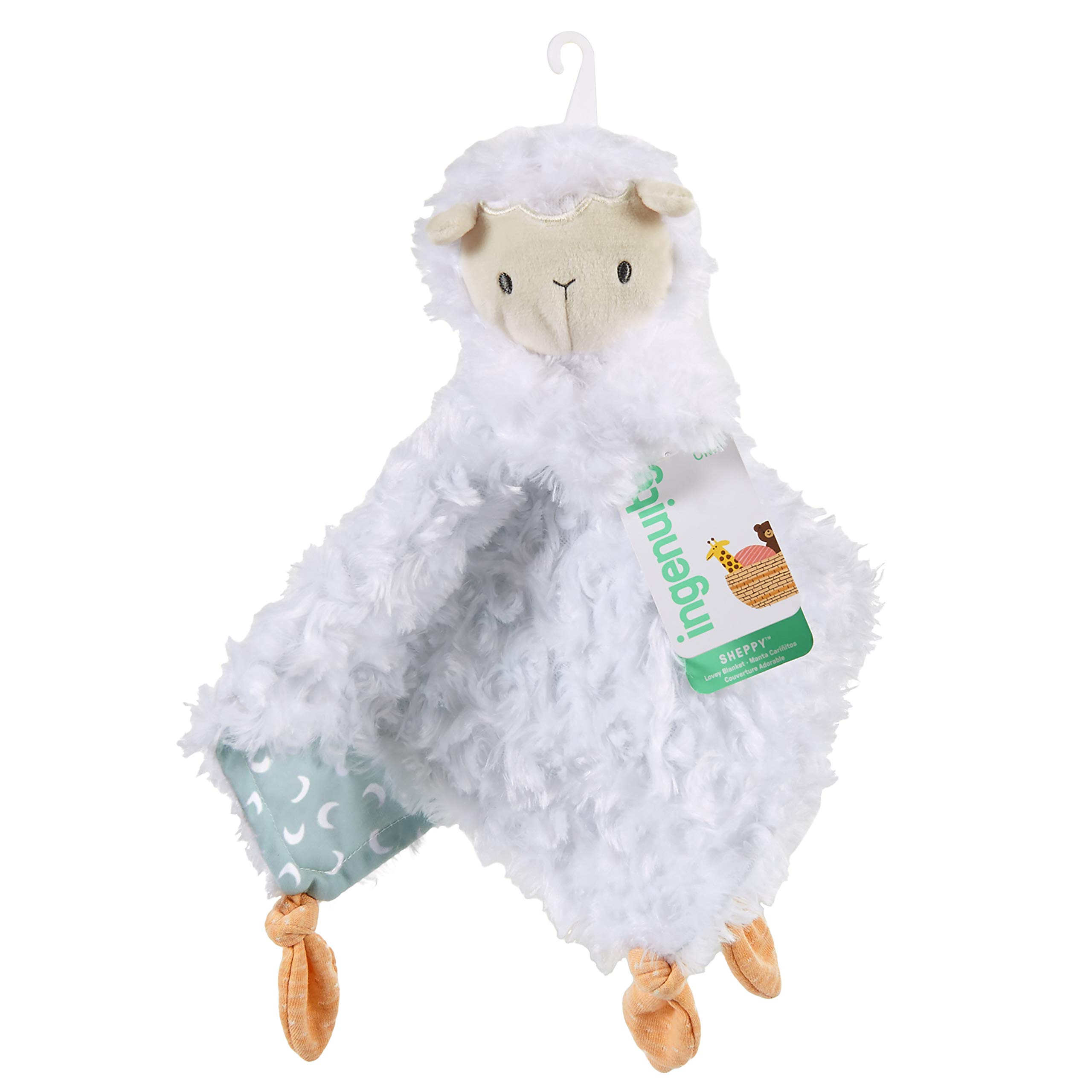 Ingenuity Premium Soft Plush Lovey Soothing Blanket - Sheppy the Sheep, Ages Newborn +