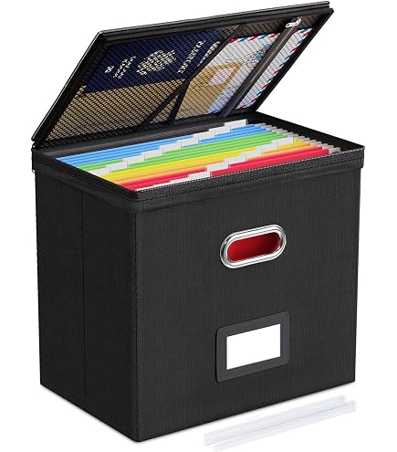Bankers Boxes Pendaflex Portable File Box With File Rails, Hinged Lid ...