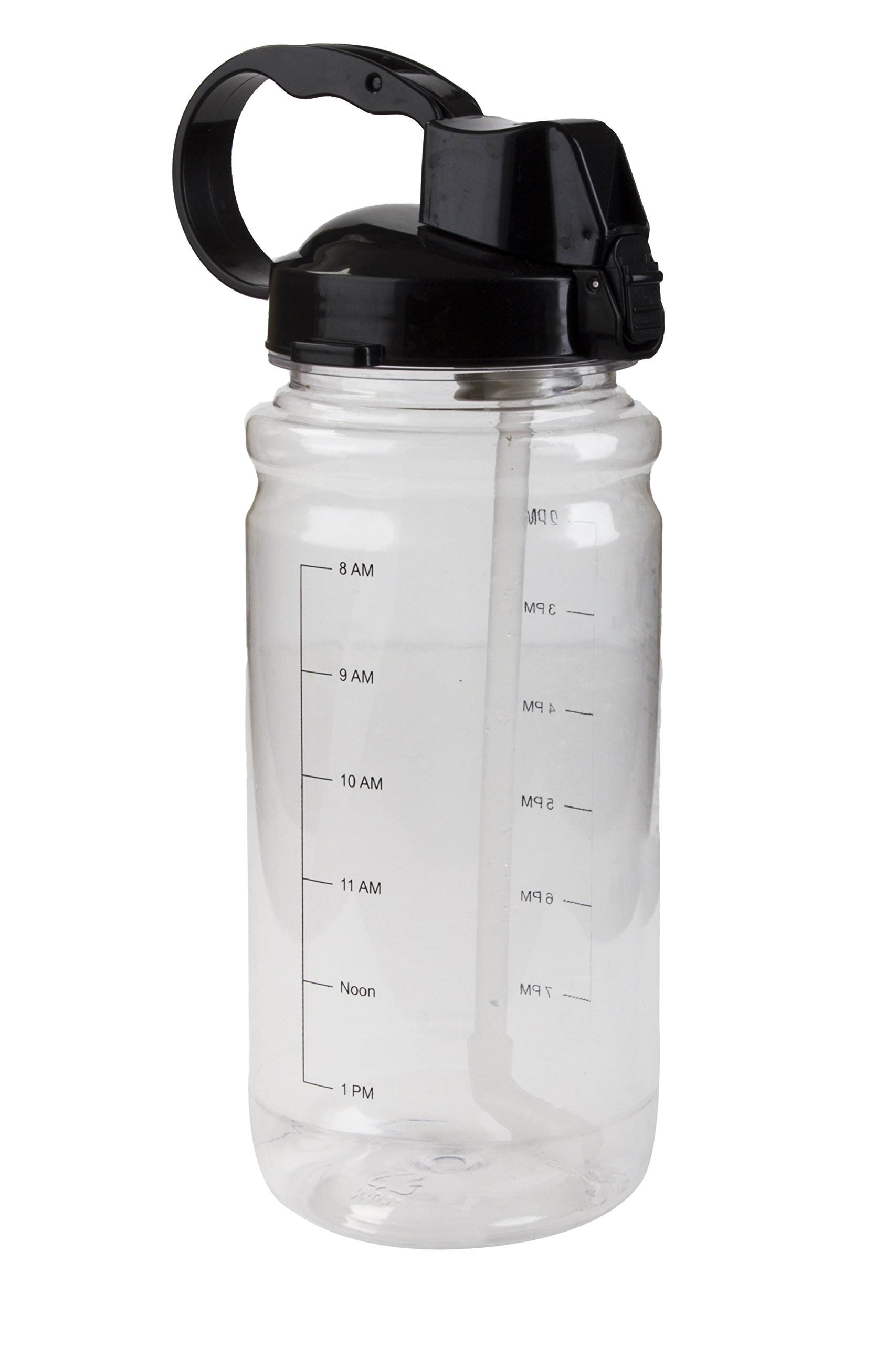 Photo 1 of 45 oz Hydration Water Bottle With a Straw and Daily Water Tracker - Time Marked to Ensure You Drink 90 Ounces of Water a Day. 90 Ounces is recommended for Pregnant and Nursing Women.