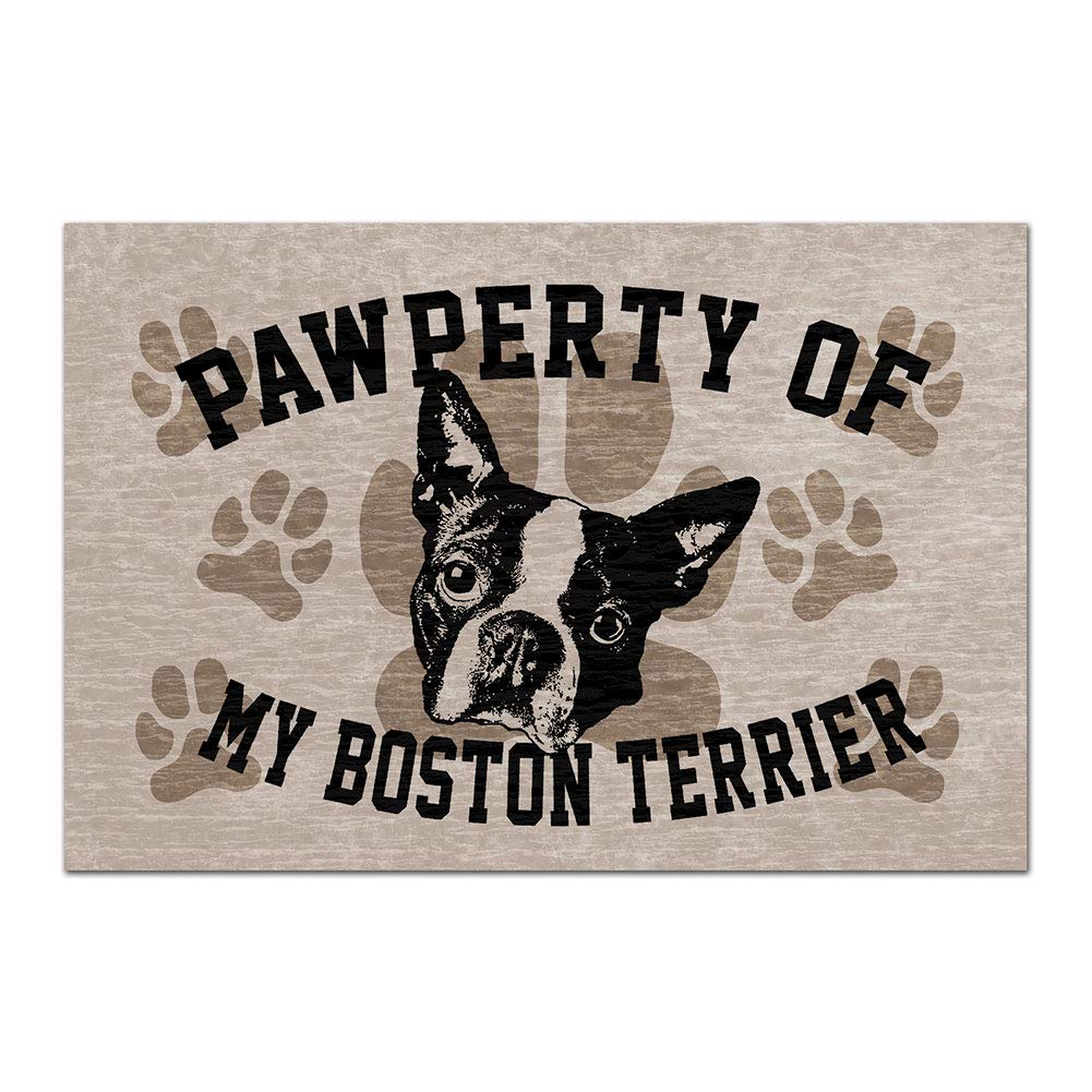 Amazon Com Allu Pawperty Of Boston Terrier Dog Face