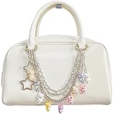 QTMY Cute Cat Star Keychain Bag Charms for Handbag Purse Backpack Accessories for Bogg Bag,670