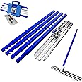 Bull Float Concrete Tools,48’’×8’’ Magnesium Aluminum Alloy Concrete Float with 4 Combinable Handles,Concrete Bull Float with Carrying Toolbox,Trowel,Concrete Bull Float Kit for Concrete Finishing