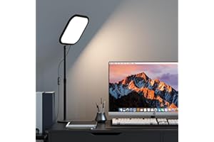 ALTSON 10in Zoom Lighting for Computer, Full-Screen LED Video Conference Light, Desk Ring Light with Stand and Phone Holder for Video Call, Webcam, Home Office, Podcast, Online Meeting, Live Streaming