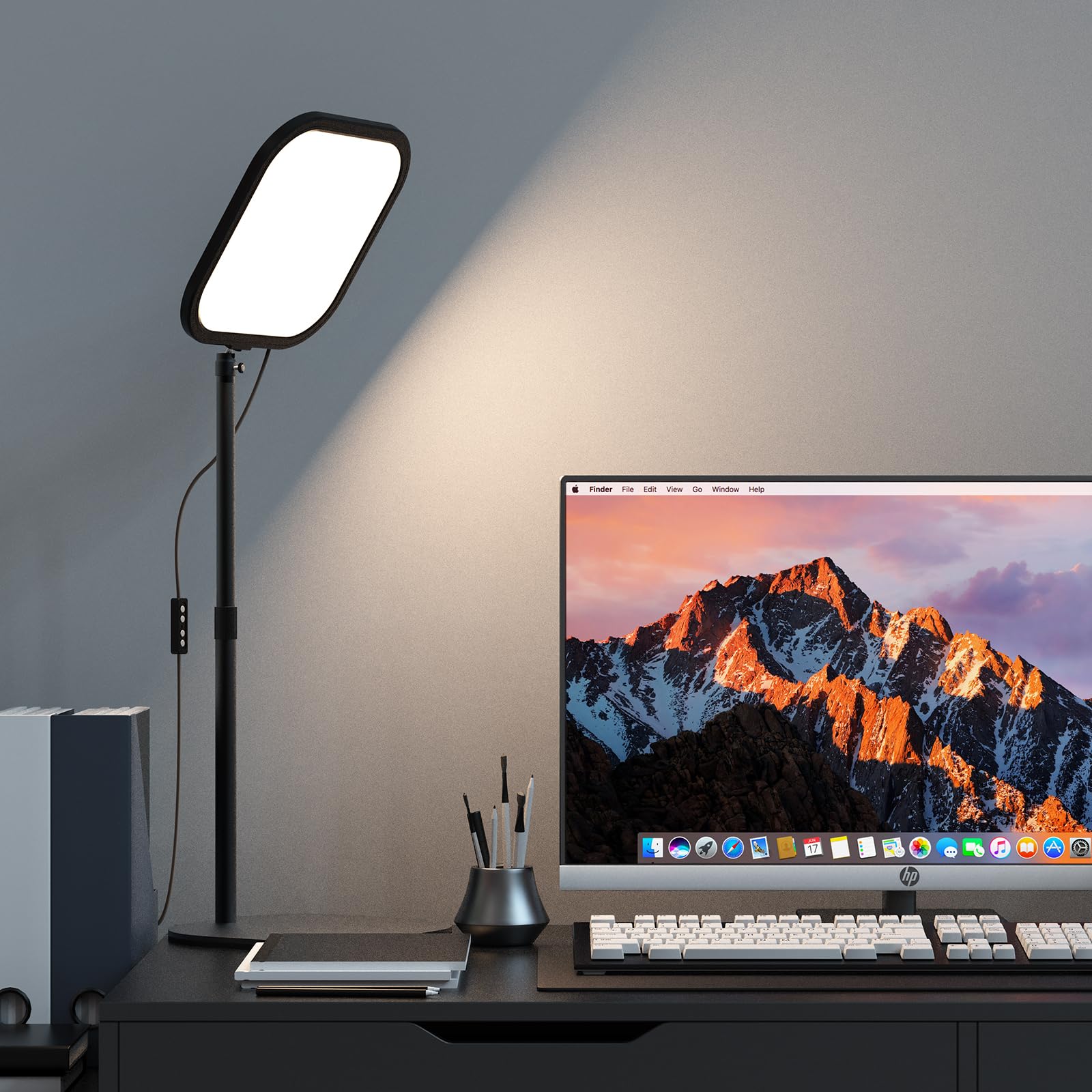 Photo 1 of ALTSON 10in Zoom Lighting for Computer, Full-Screen LED Video Conference Light, Desk Ring Light with Stand and Phone Holder for Video Call, Webcam, Home Office, Podcast, Online Meeting, Live Streaming