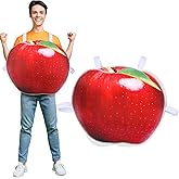 Chuarry Get the Real Apple Halloween Costume Red Apple Costume Fun Fruit Food Costume for Halloween Party