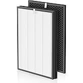 KH-H201 Replacement Filters Compatible with Green Air Encore Purifier, 1 Premium Filter + 1 Activated Carbon Filter, 1-Pack