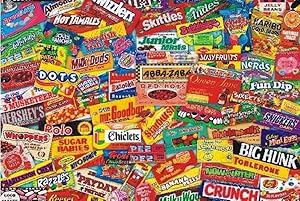 Puzzle 1000 Piece Jigsaw Puzzle for Adults Bzdthh Candy Packaging Collection Every Piece is Unique,Pieces Fit Together Perfectly