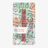 kwmobile Silicone Watch Strap for Garmin Forerunner 965 955 945 745 Red Black view 7