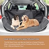 Nobleza Waterproof Nonslip Dog Car Seat Cover Grey 140x110 cm view 6