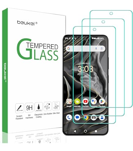 thumbnail image 2 of BoxWave Privacy Screen Protector For NUU Mobile B30 Pro 5G - Anti-Glare 2-Pack 2 of 11