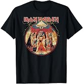 Iron Maiden Powerslave Lightning Circle T-Shirt