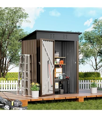 Amazon.com : Verdeluxe 5x3FT Multi-Used Shed & Outdoor Storage
