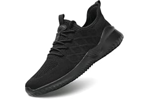 KVOVZO Mens Running Shoes Slip-on Walking Tennis Sneakers Lightweight Breathable Casual Soft Sole Mesh Workout Sports Shoes