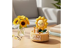 You are My Sunshine Wind-Up Music Box – Cute Sunflower Figurine, Mechanical Musical Ornament, Decorative Gift for Mom, Daught