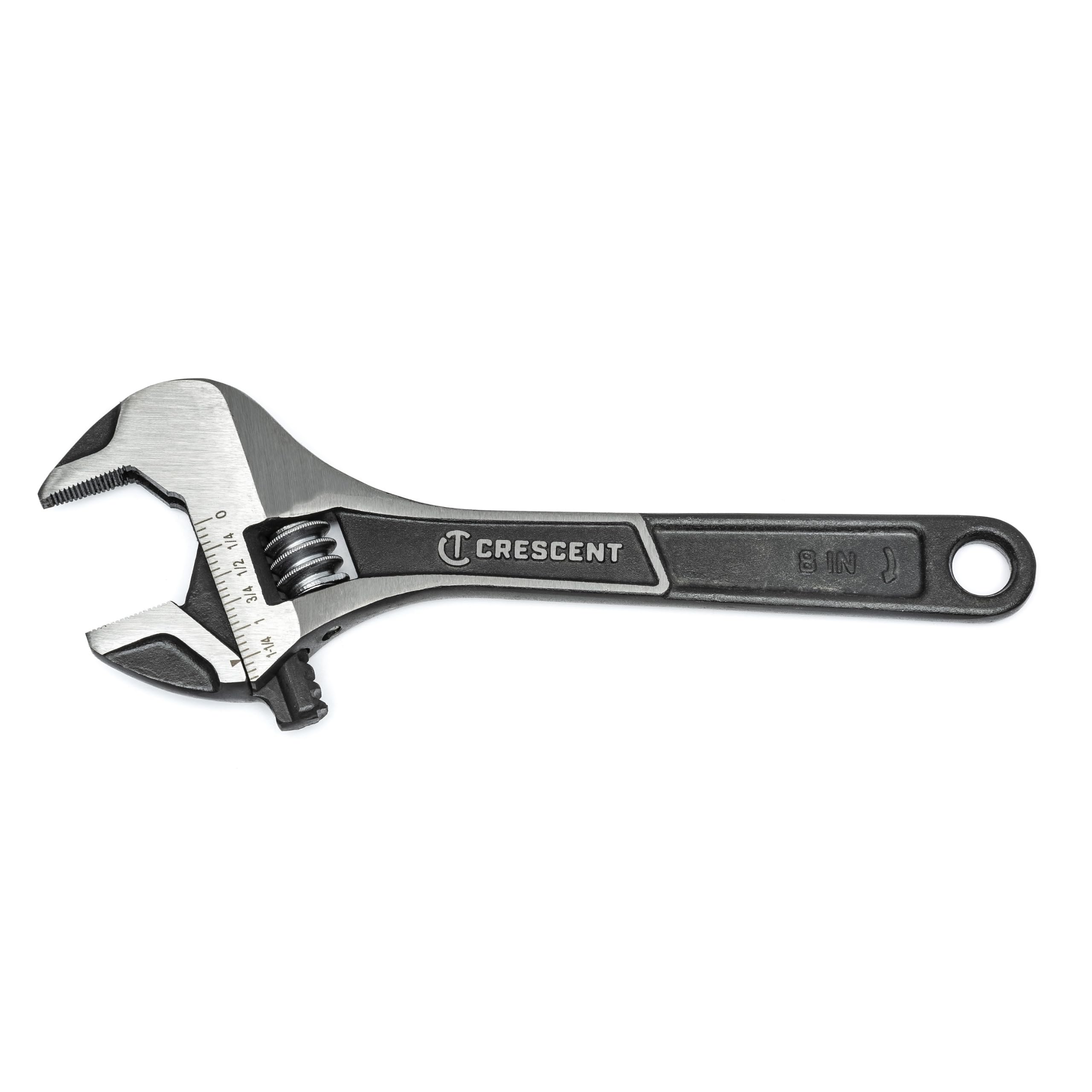 Crescent ATWJ28VS Adjustable Wrench/Spanner with Expanded Jaw Capacity (8''/203mm)