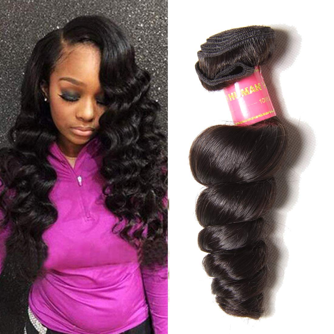 Amazon Com Yiroo 9a Brazilian Loose Wave Virgin Human Hair One