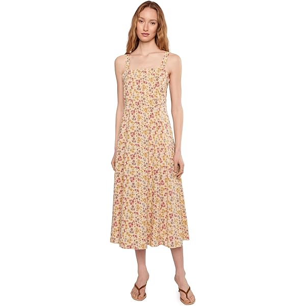 Billabong Swept Away Midi Dress at Amazon Women's Clothing store