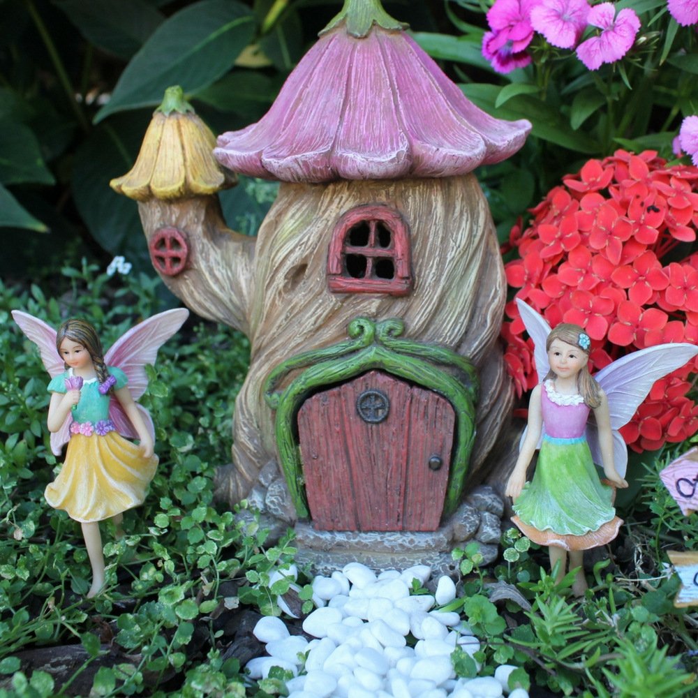 Fairy Garden Fairy House Accessories Kit with Miniature Garden