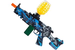 KOSKUDAR Gel Ball Blaster, Splatter Ball Blasters & Auto and Manual Dual Mode with 50000 Rounds, Ages 14 & Up (Blue)