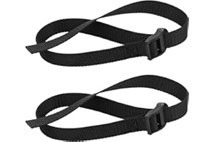 AOHEKE Rowing Machine Feet Straps for Concept 2 Rower - Foot Strap Replacement, Compatible with Models D & E - 2 Pack