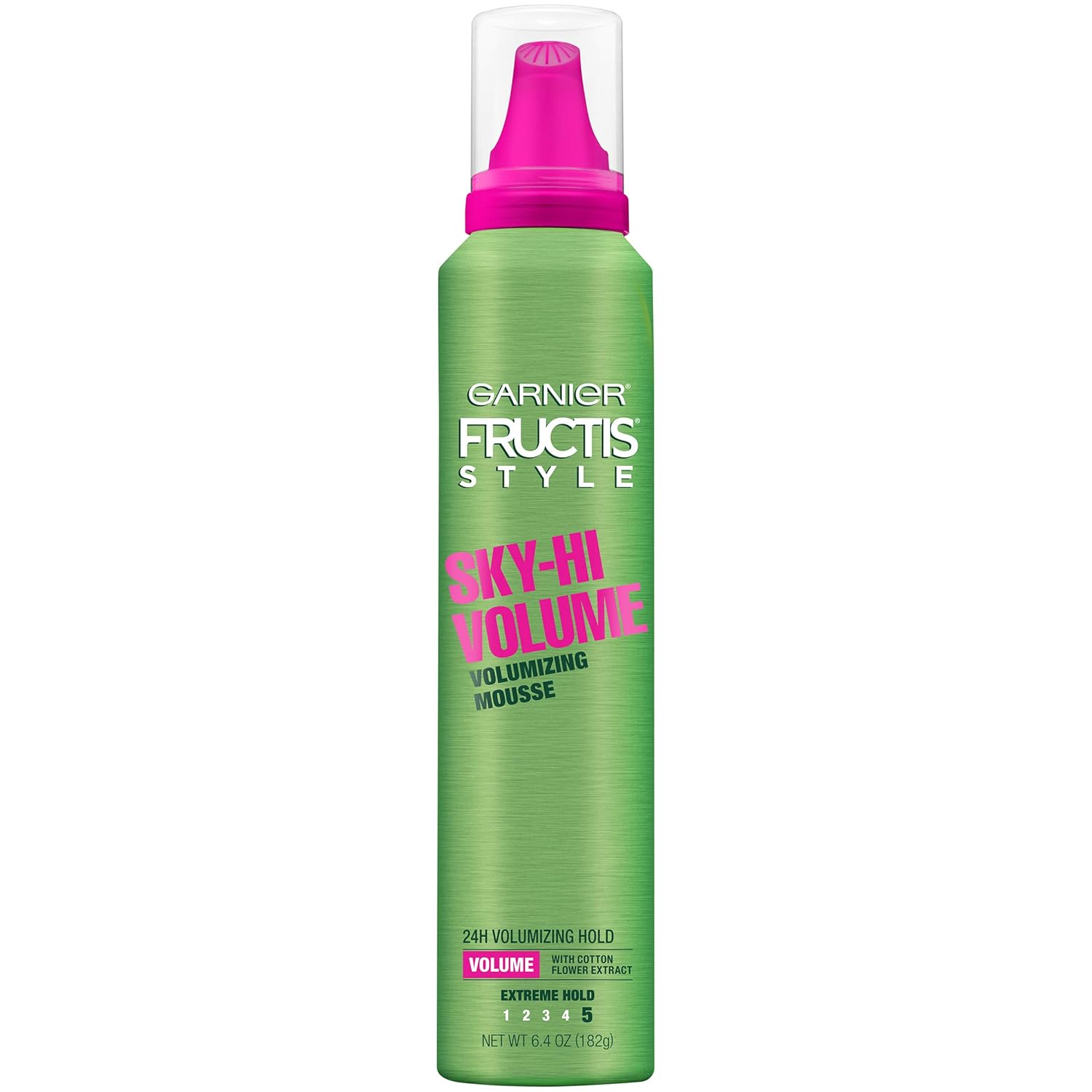 Garnier Fructis Style Sky-Hi Volume Mousse, Extreme Hold, 6.4 oz