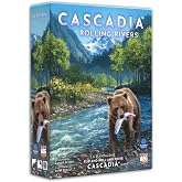 Cascadia: Rolling Rivers Standalone Flip, Roll &amp; Write Puzzly Dice Game | 1-4 Players, Ages 10+, 15-30 Mins, Riverine Landscapes, Collect Wildlife, Complete Habitats &amp; Create Harmonious Ecosystems
