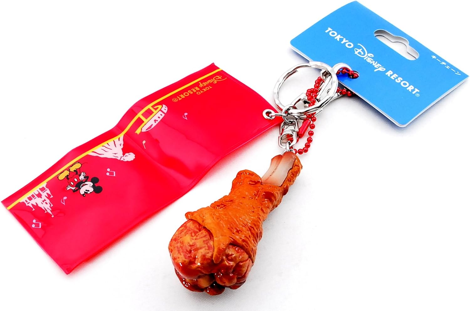 ディズニー リゾート限定 スモークターキーレッグ チキン キーチェーン アニメ 萌えグッズ 通販 Amazon