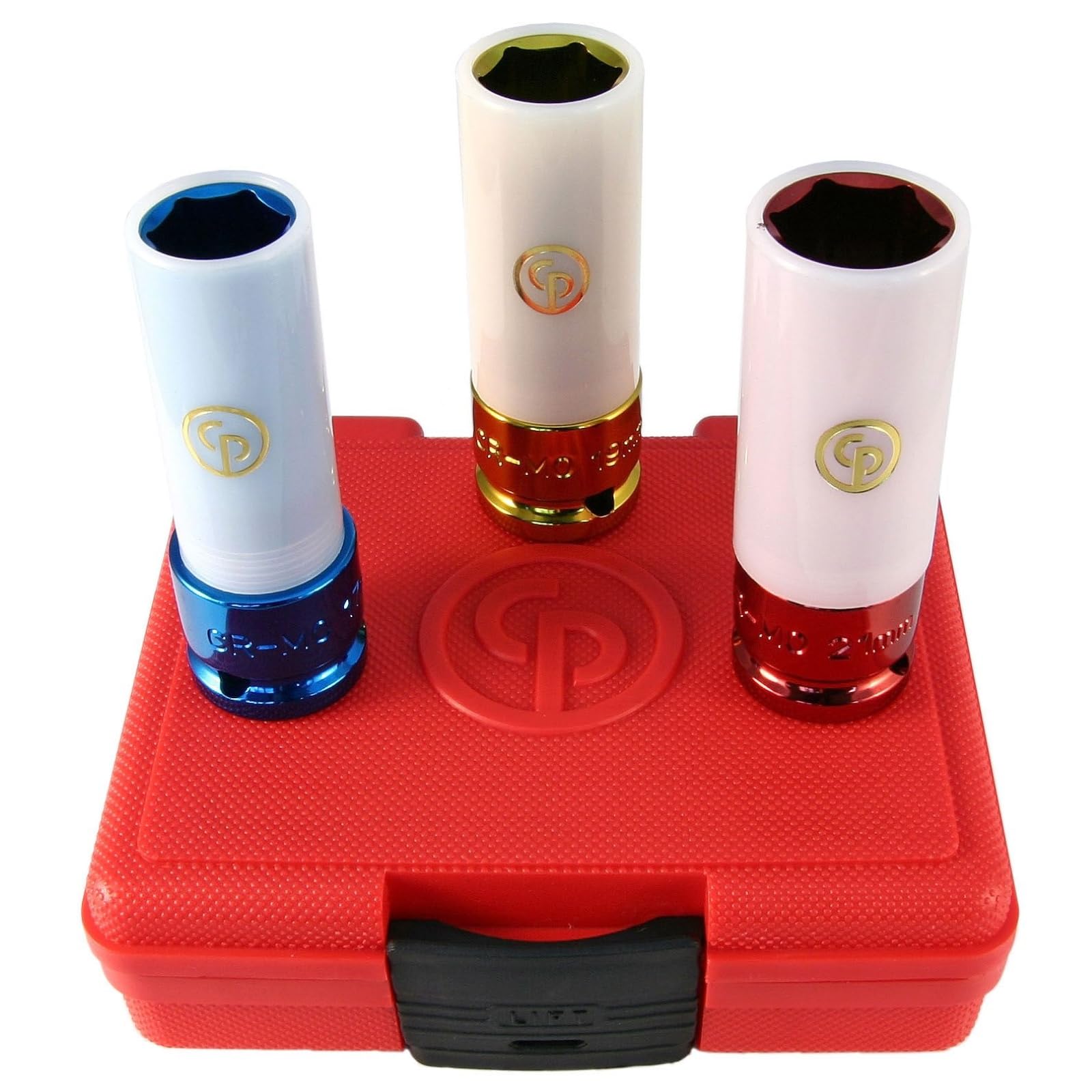 Chicago Pneumatic SS413WP 1/2" Drive 3 Piece Metric Deep Wheel ProtectorImpact Socket Set