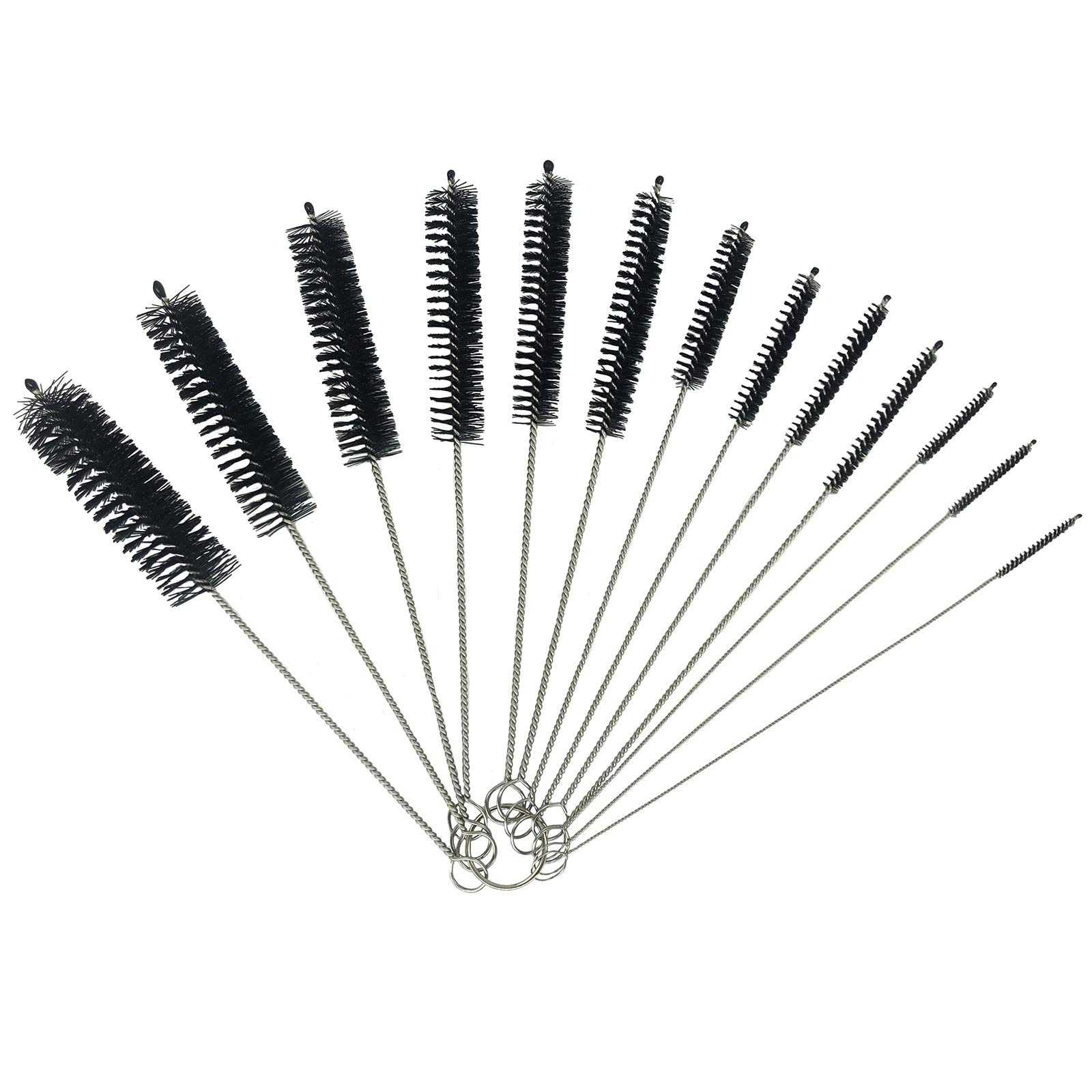 AKORD 13 pcs Bottle Cleaning Brushes Kitchen Kettle Spout Teapot Nozzle Clean Brush Set