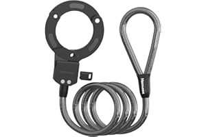 Honszex Scooter Lock, Cadenas Trotinette Electrique, Bike Lock 110 cm/ 43.3 in, Cable Lock-Anti-Theft for Electric Scooters, 
