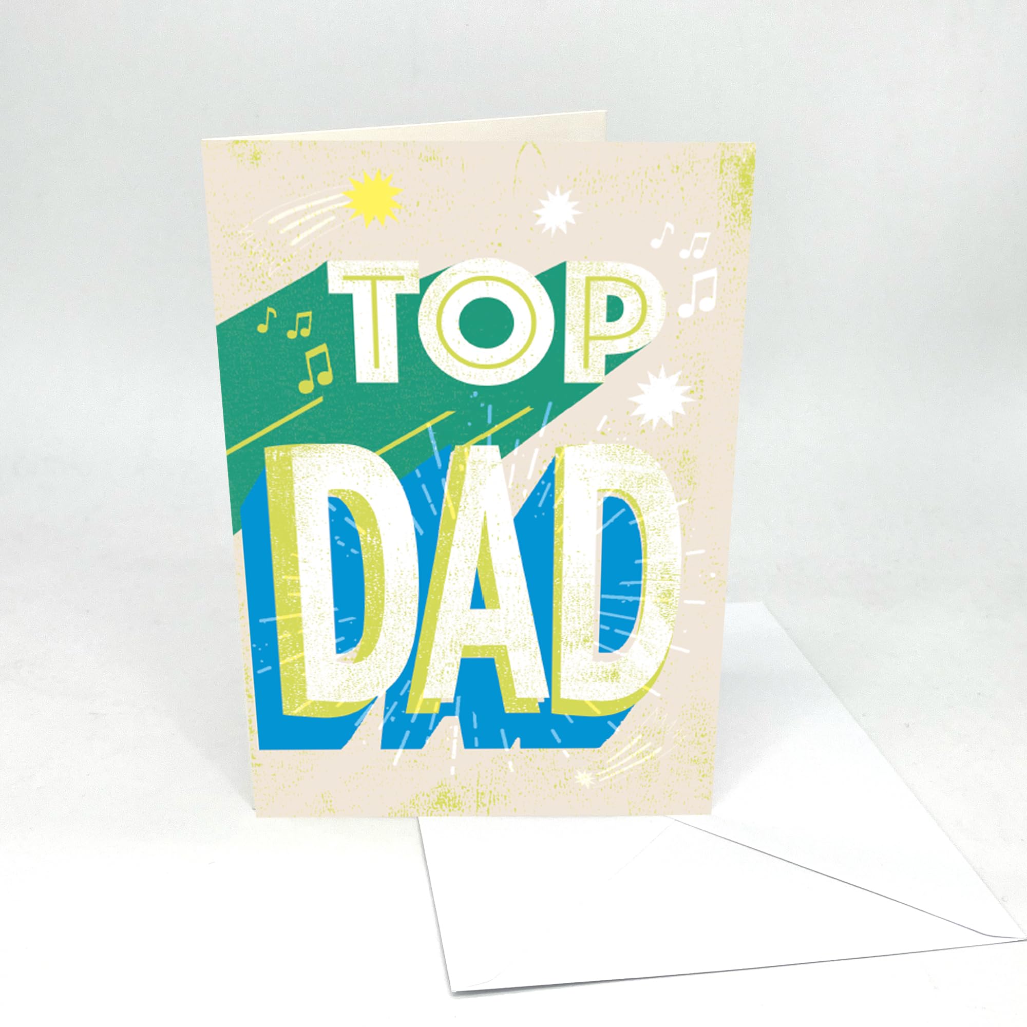 Recordable A5 Father's Day Audio Cards. Father's Top Dad Cover - AF2248. 30 second audio. Pulley activated. Immediate dispatch