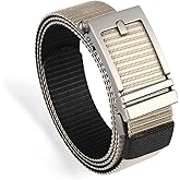 SENDEFN Nylon Ratchet Belts for Men, Golf Web Belt with Automatic Adjustable Buckle Casual Jeans
